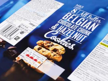 Coveris FTA 1st Diamond Award: M&S All Butter Belgian Chocolate Chunk and Hazelnut Cookies