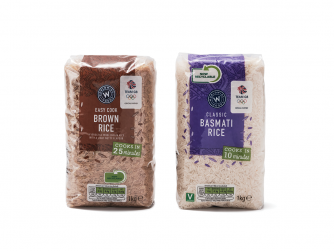 Coveris führt vollständig recycelbare Reisverpackungen für Aldi ein