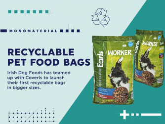 Coveris unterstützt Irish Dog Food bei der Umstellung auf recycelbare Verpackungen