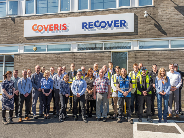 Coveris' management and ReCover Louth's project teams