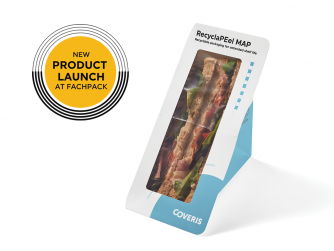 Coveris zielt mit der RecyclaPEel MAP-Sandwichverpackung auf den europäischen take-away Markt.