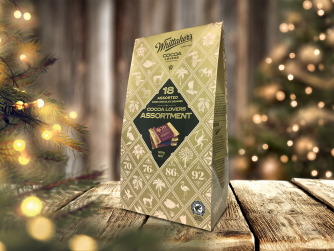 Coveris bringt Weihnachtsstimmung auf die Verpackung einer bekannten Schokoladenmarke